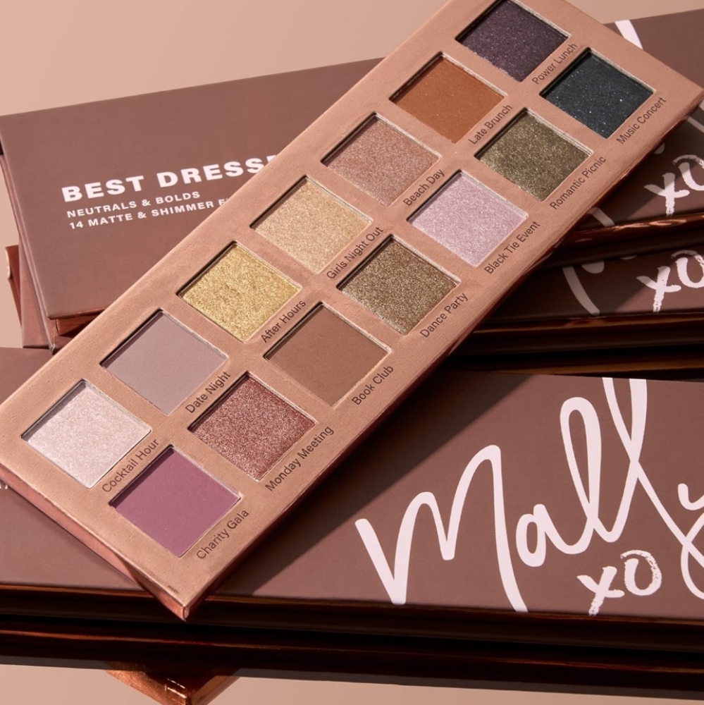 Mally Beauty Best Dressed Lids Eyeshadow Palette - Neutrals & Bolds